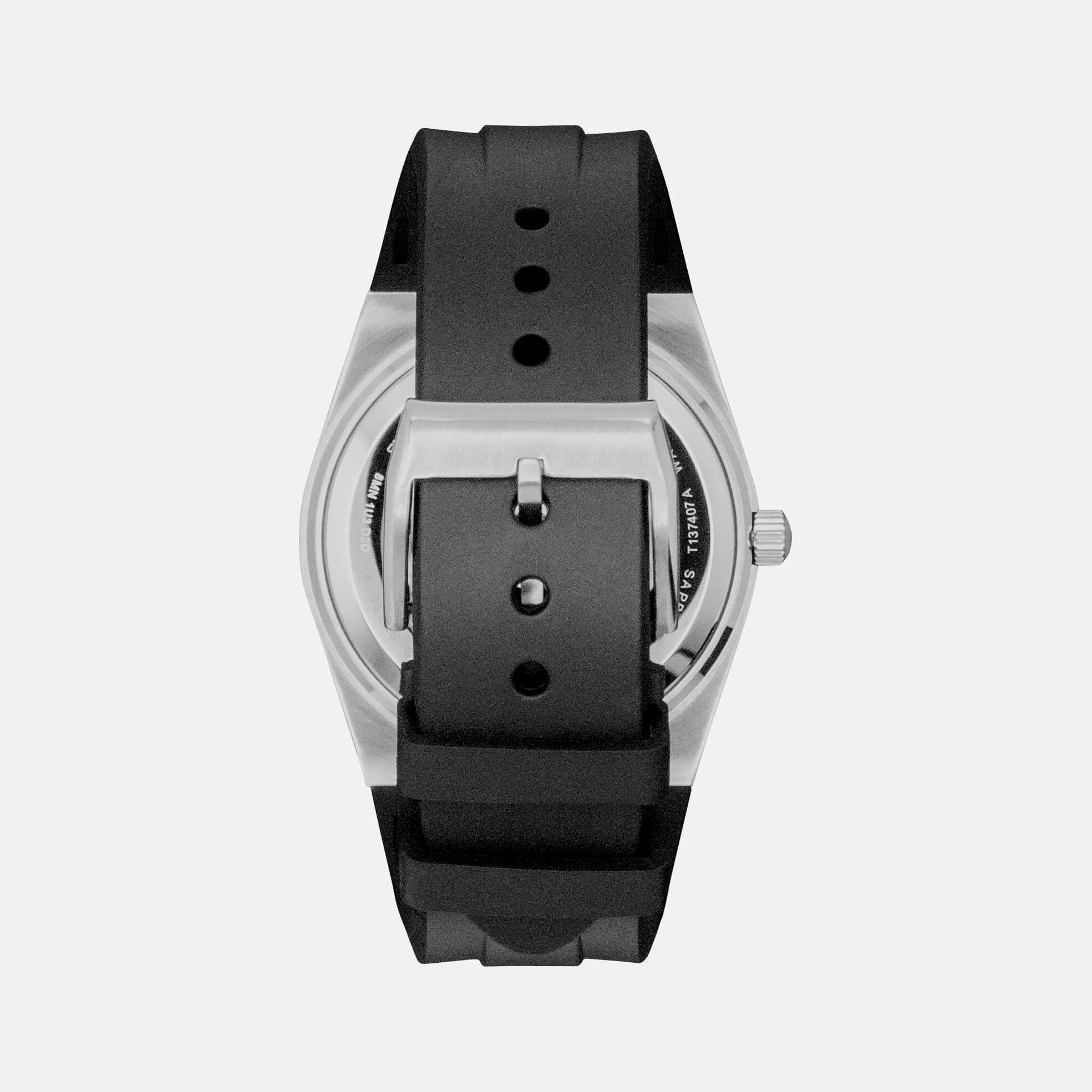 Jet Black FKM Rubber Strap
