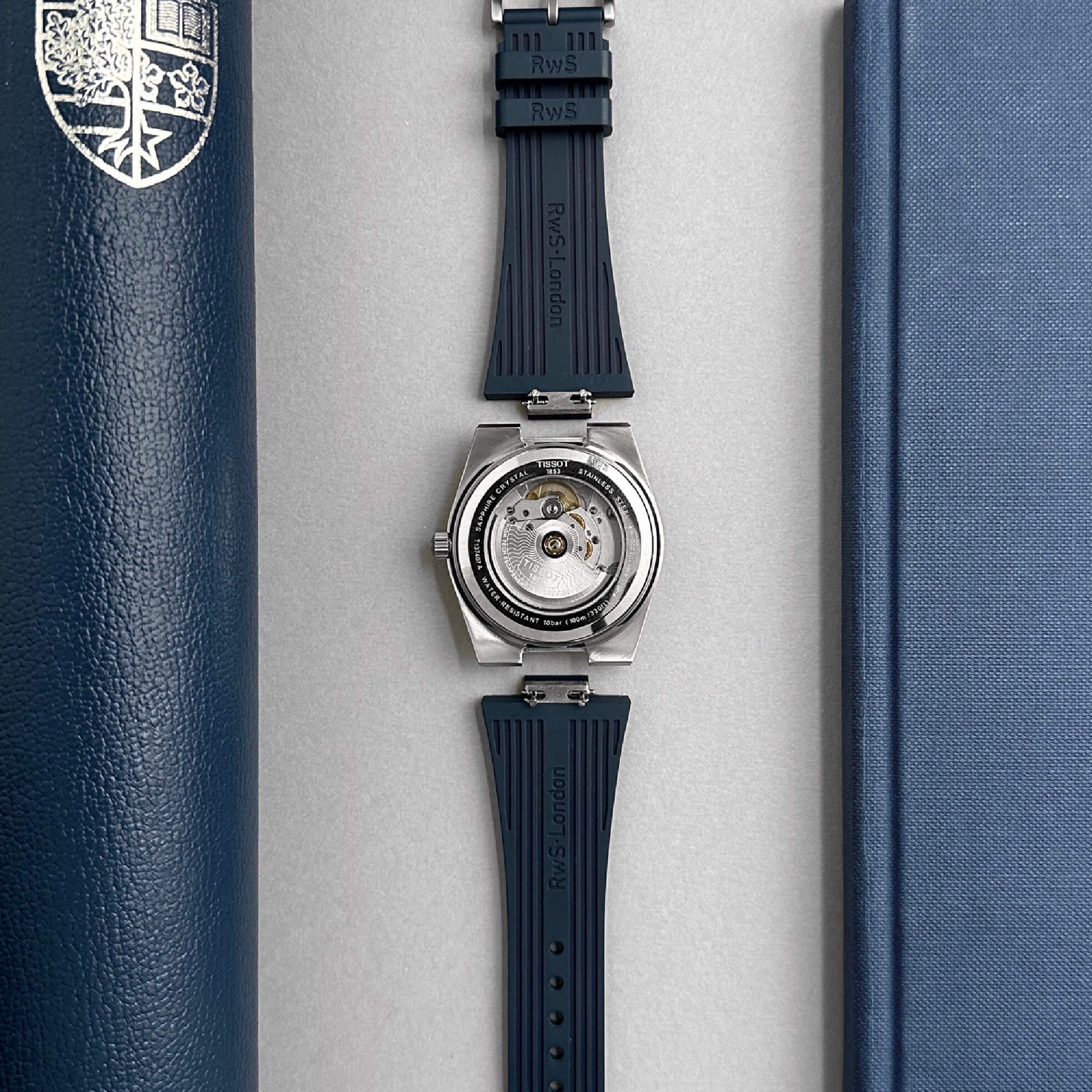 Navy Blue FKM Rubber Strap