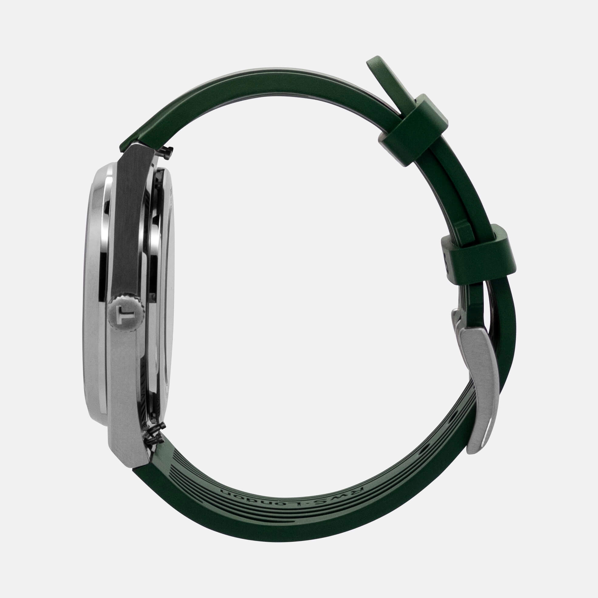 Forest Green FKM Rubber Strap