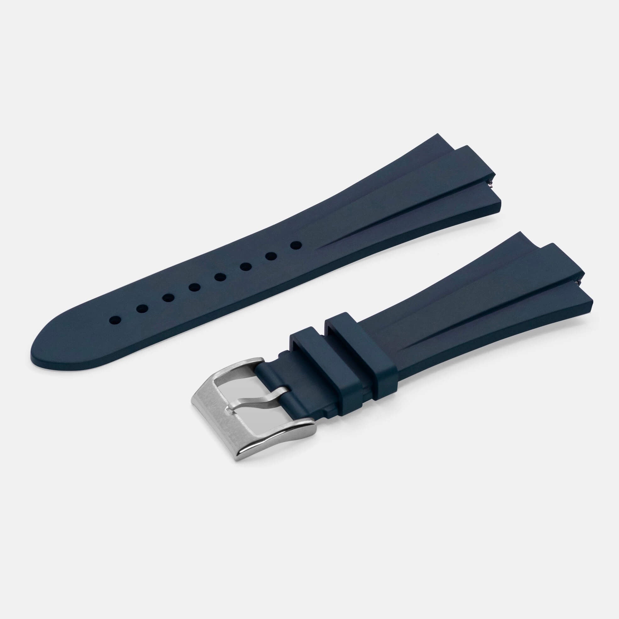 Navy Blue FKM Rubber Strap