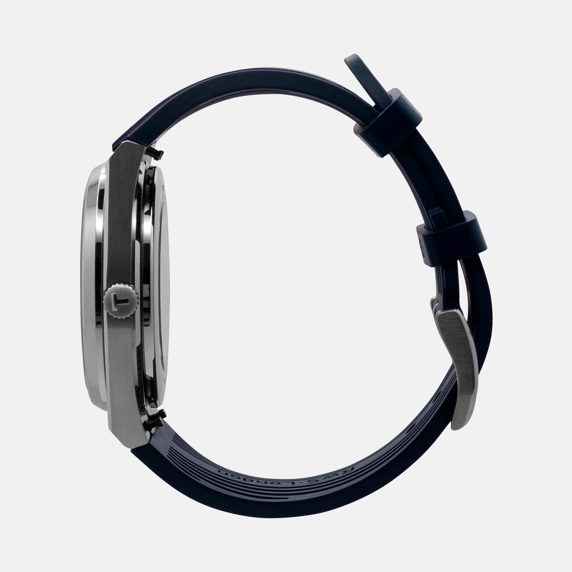 Navy Blue FKM Rubber Strap