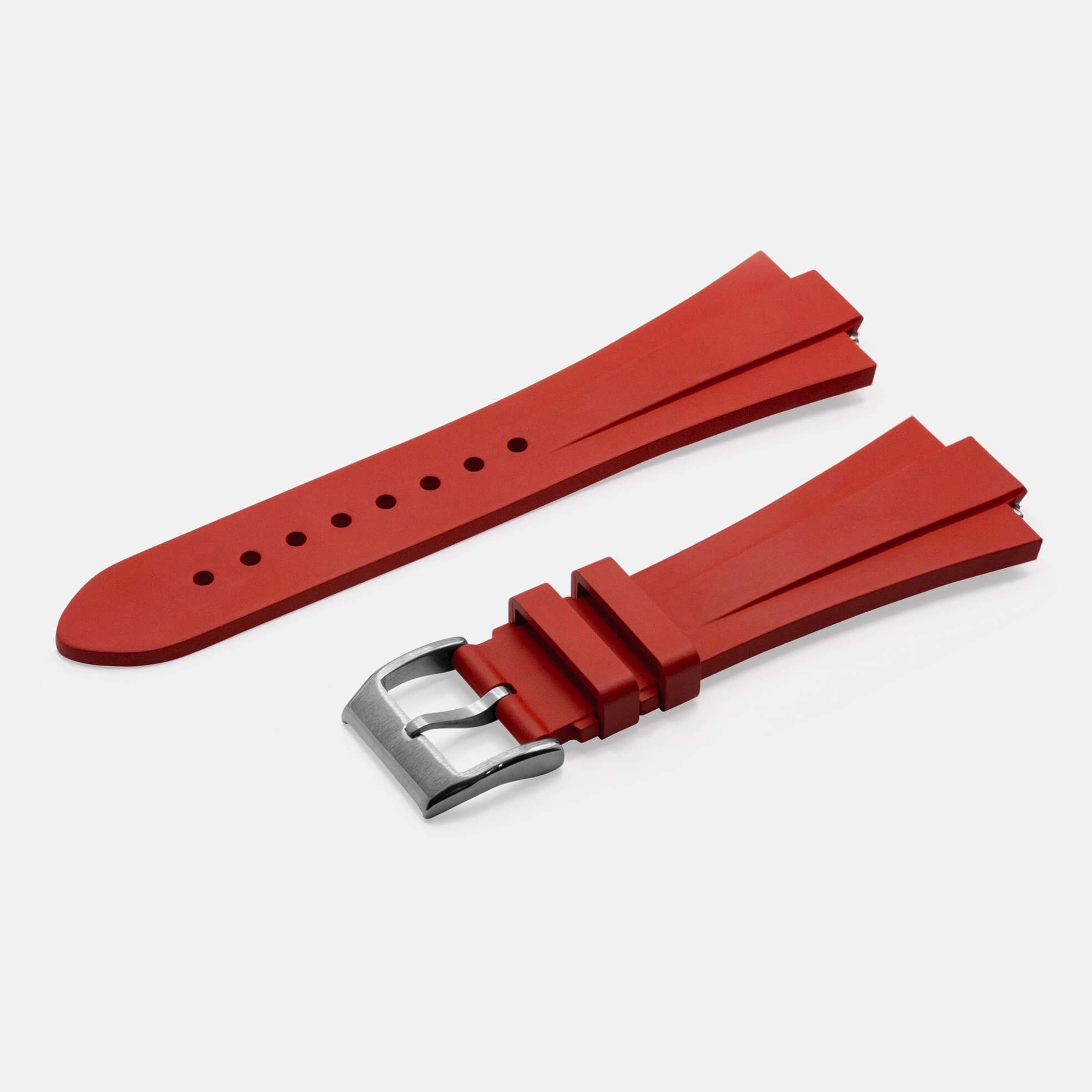 Cherry Red FKM Rubber Strap