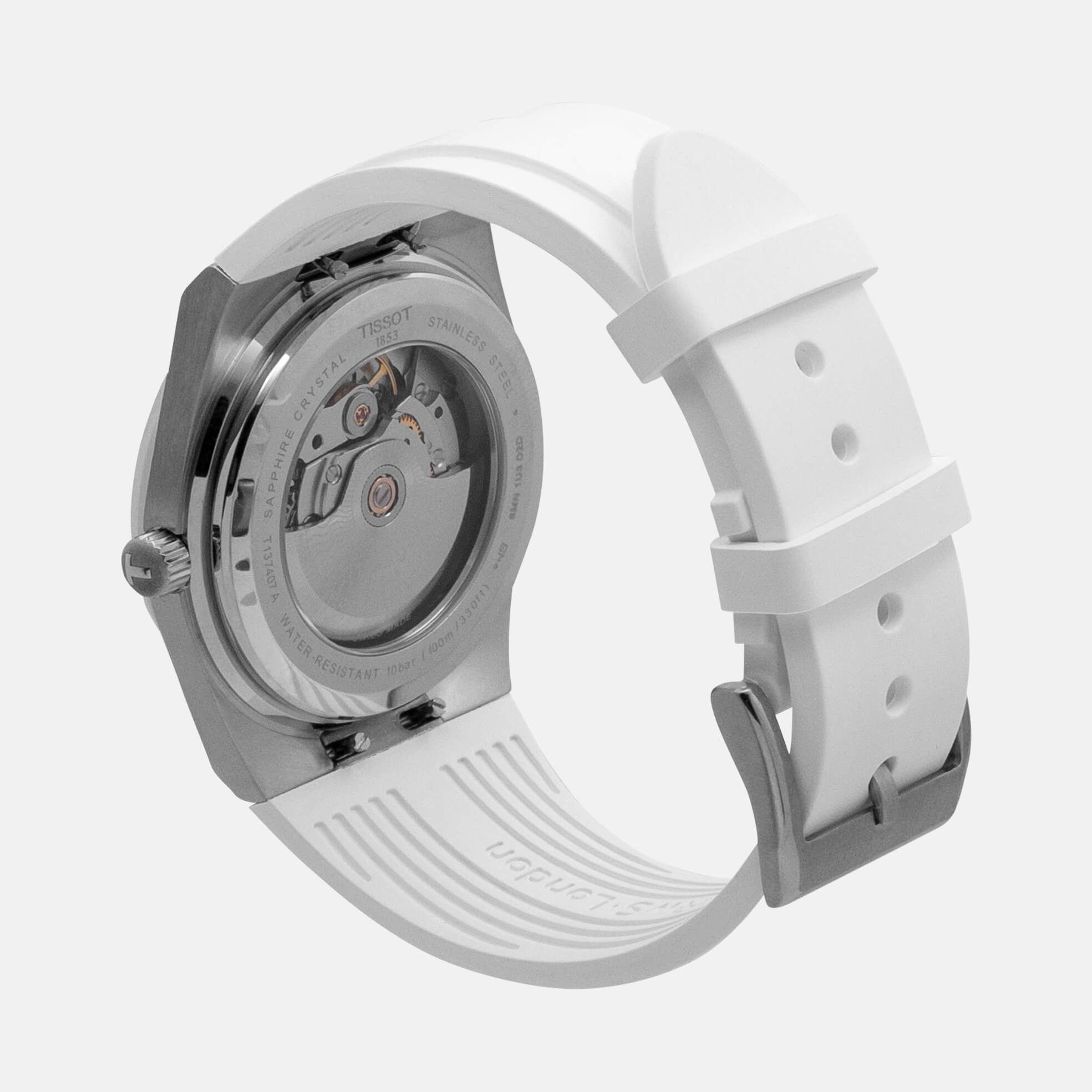 Arctic White FKM Rubber Strap