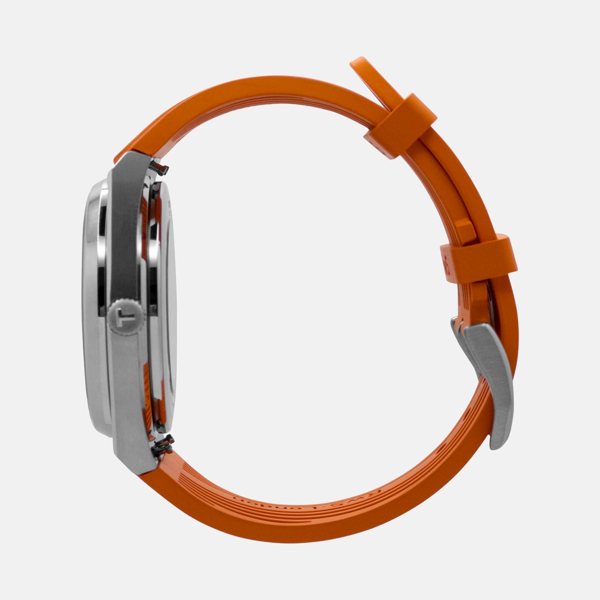 Tangerine Orange FKM Rubber Strap