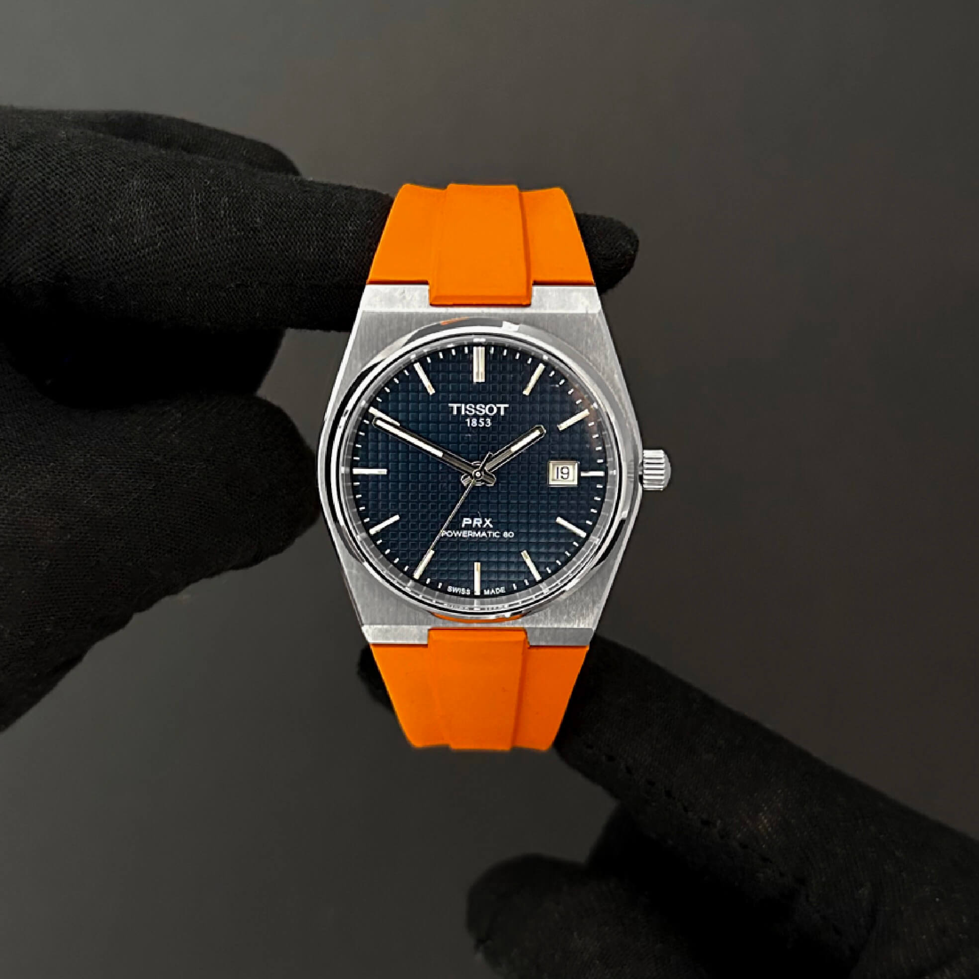 Tangerine Orange FKM Rubber Strap